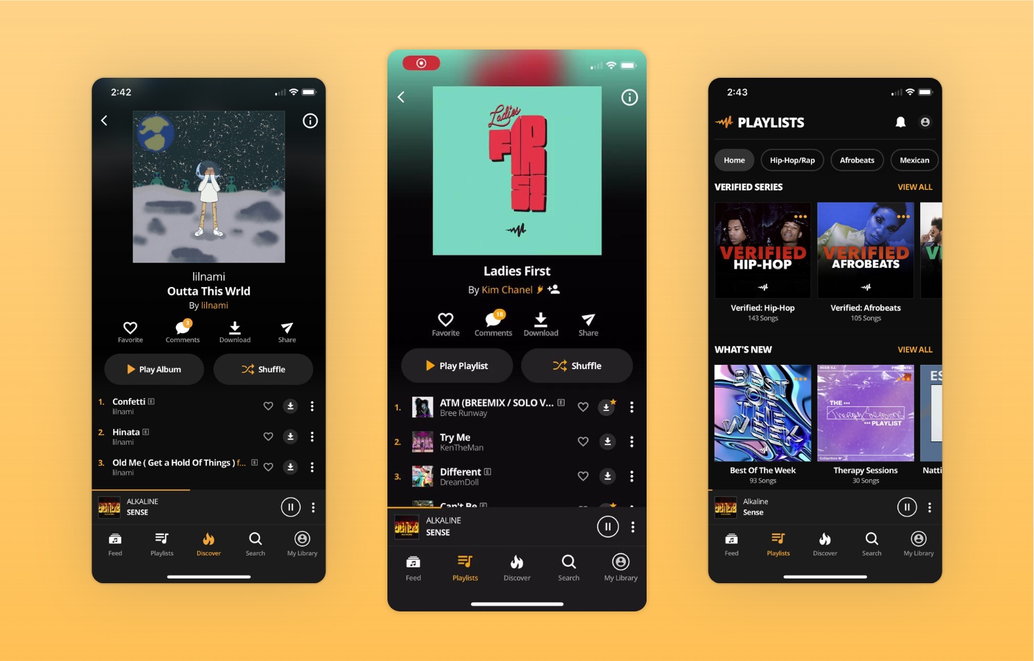 Audiomack MOD APK (Premium Unlocked) 3