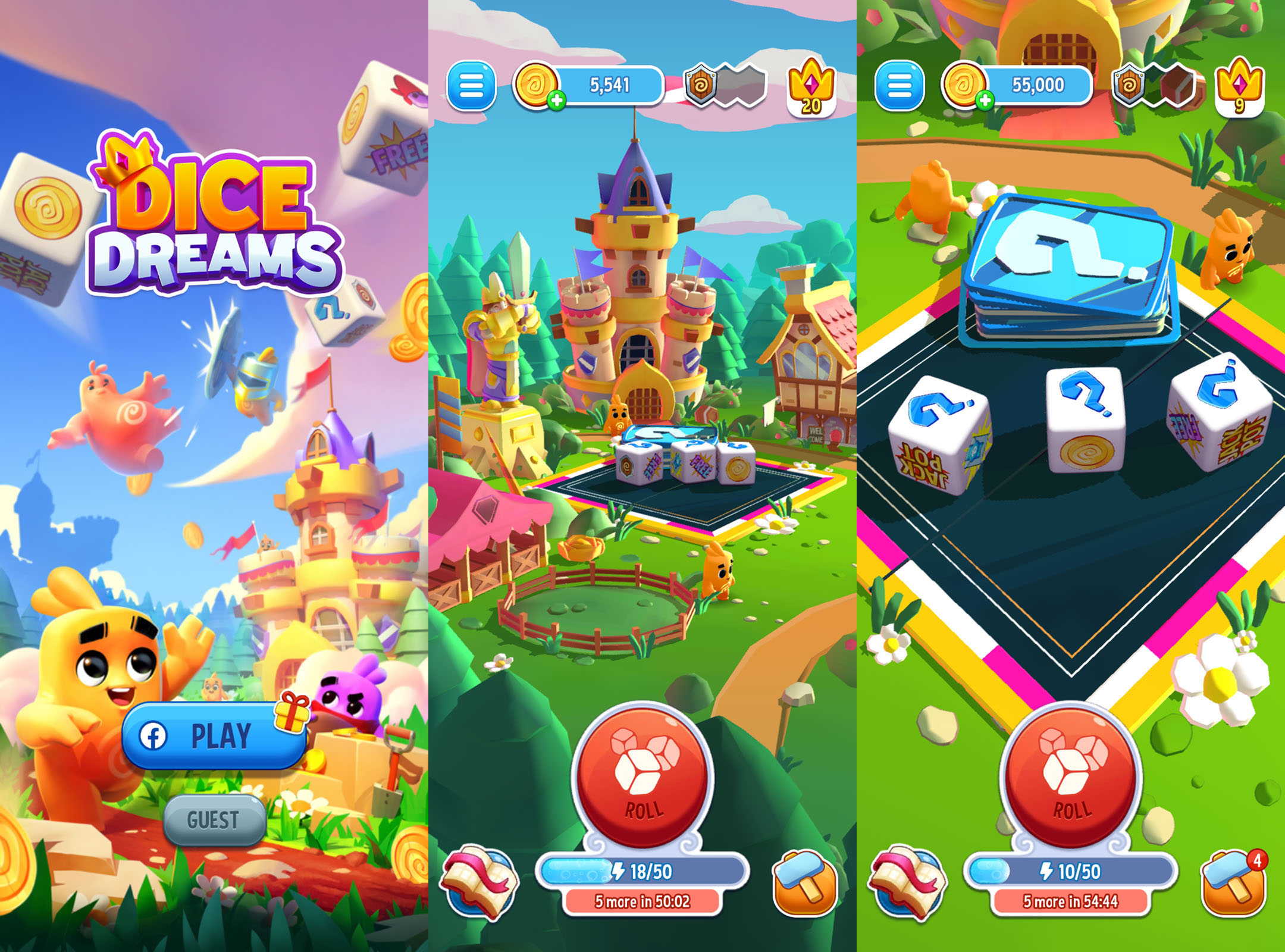 Dice Dreams MOD APK Unlimited Rolls 3