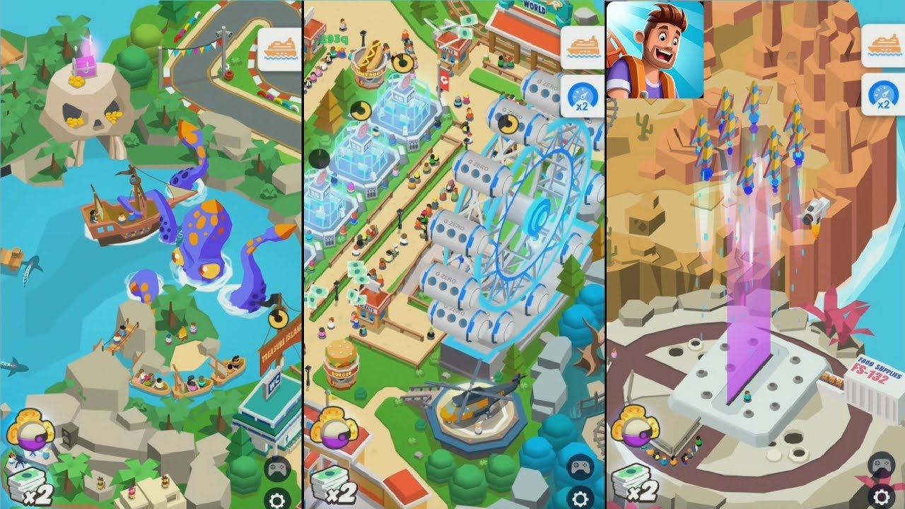 Idle Theme Park Tycoon Mod APK (Unlimited Money) 3