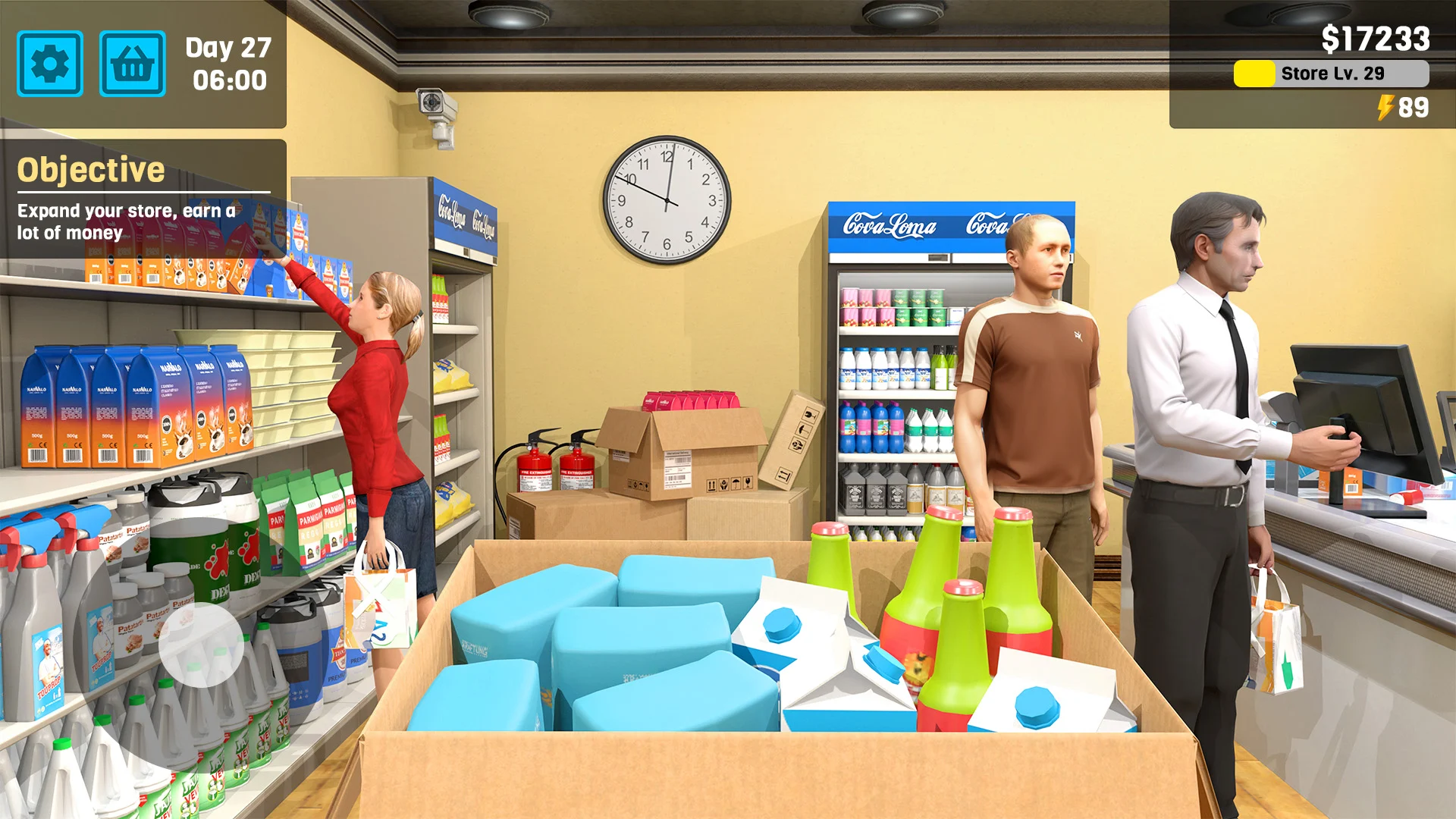 Manage Supermarket Simulator Mod APK (Unlimited Money) 3