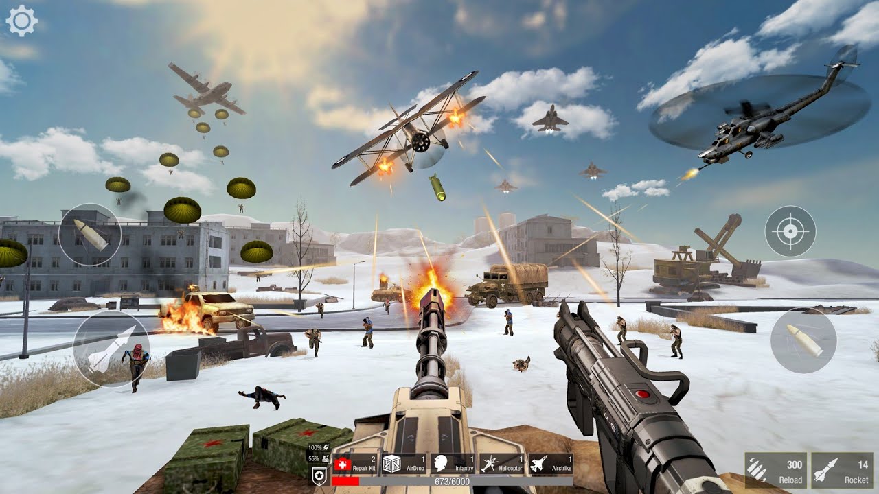 World War: Fight For Freedom Mod APK (One Hit, Fast Reload) 3