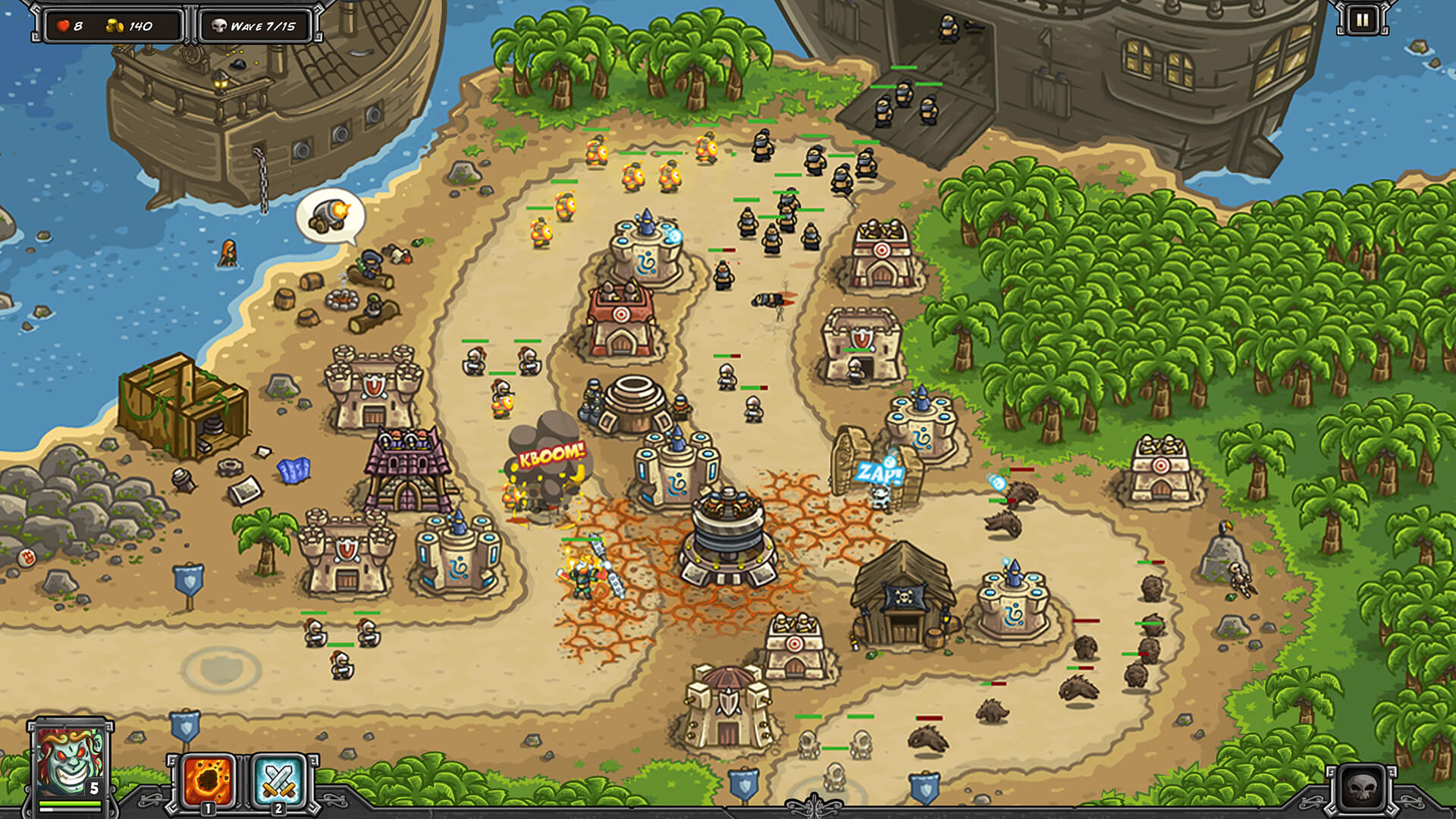 Kingdom Rush MOD APK (Unlimited Gems) 3