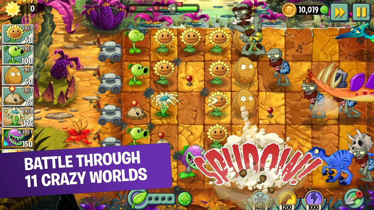 Plant vs Zombies 2 MOD APK (Unlimited Coins) 3