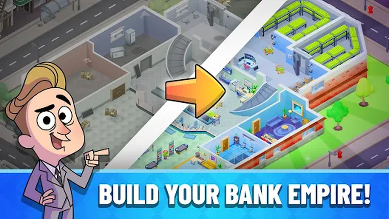 Idle Bank Tycoon MOD APK (Unlimited Money) 3