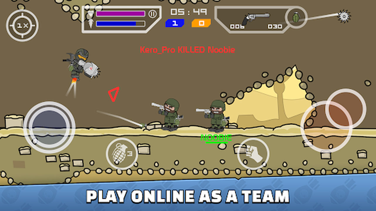 Mini Militia Mod APK (Unlimited Grenades) 3