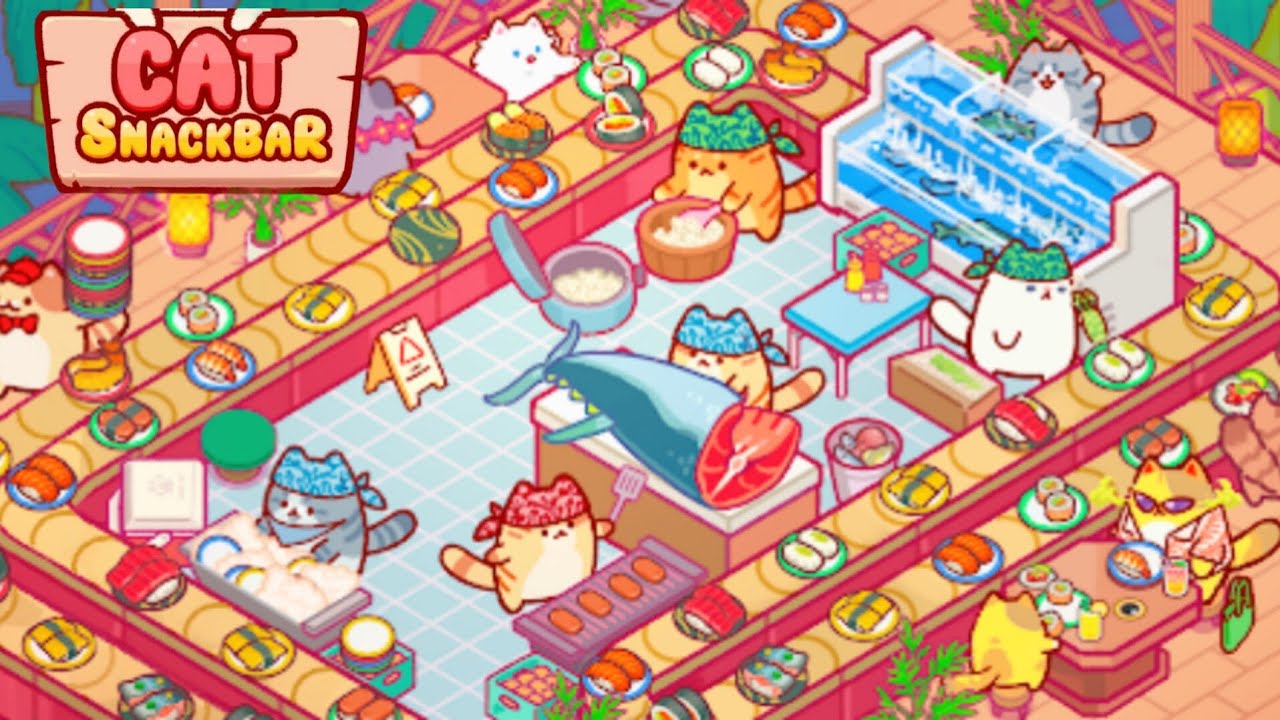 Cat Snack Bar Mod APK (Unlimited Gems) 3