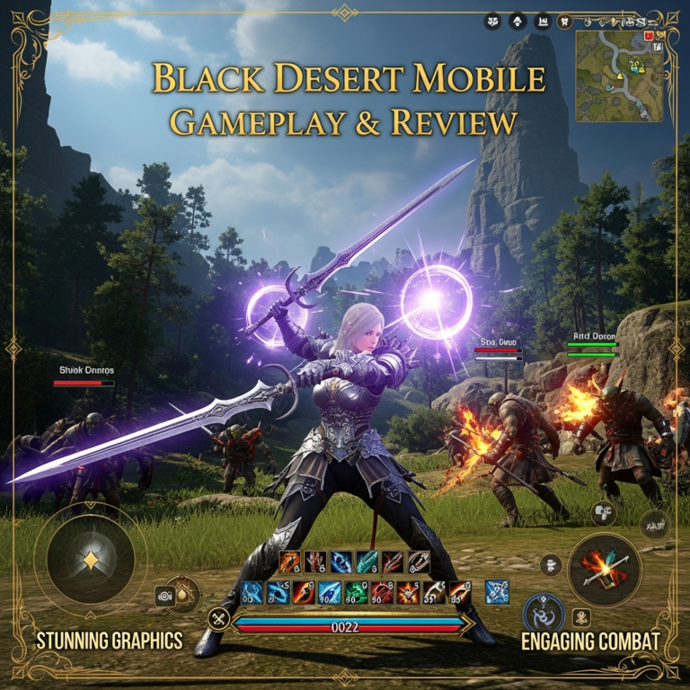 Black Desert Mobile Gameplay & Review