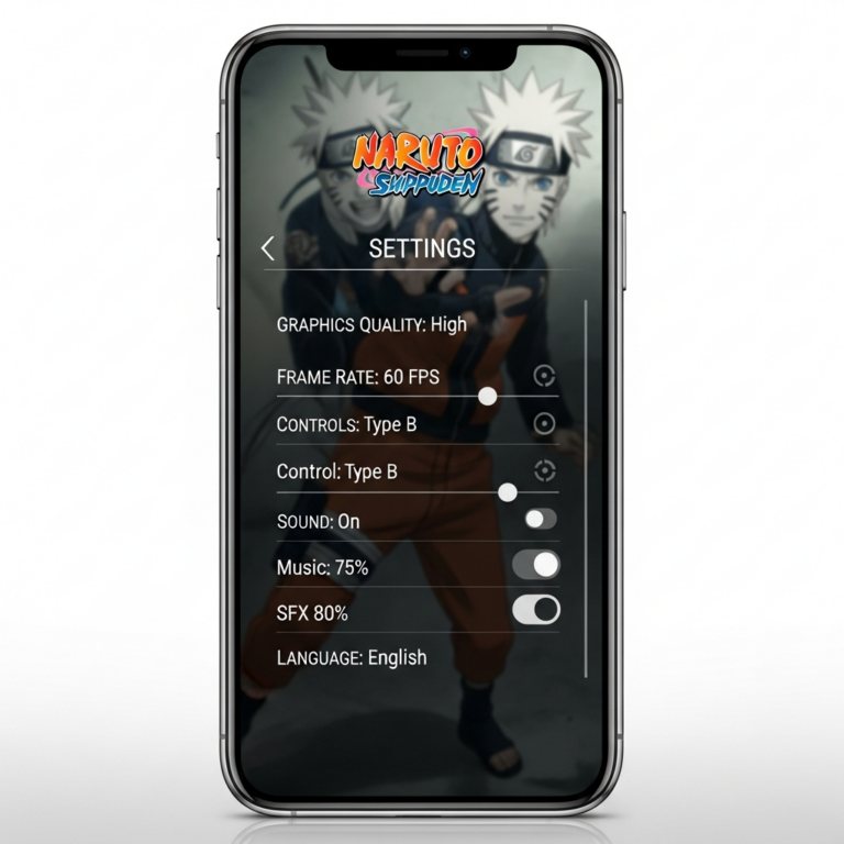 Best Settings For Naruto Shippuden Mobile